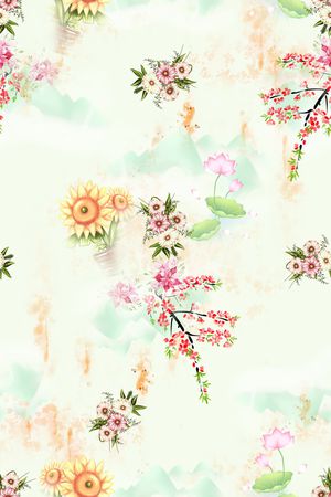 女装印花花型图片