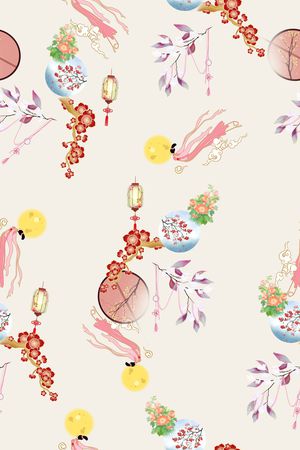 女装印花花型图片