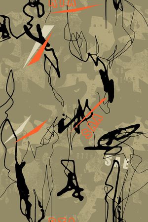 几何印花花型图片