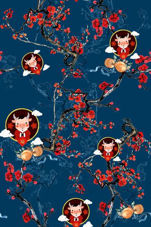 女装印花花型图片