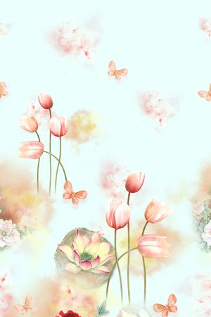 时尚印花花型图片