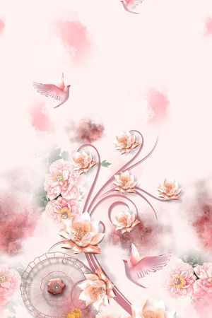 时尚印花花型图片