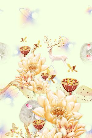 时尚印花花型图片