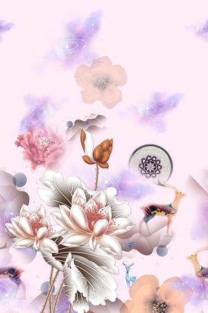 时尚印花花型图片