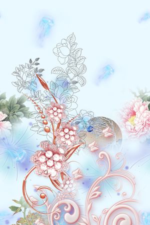 时尚印花花型图片