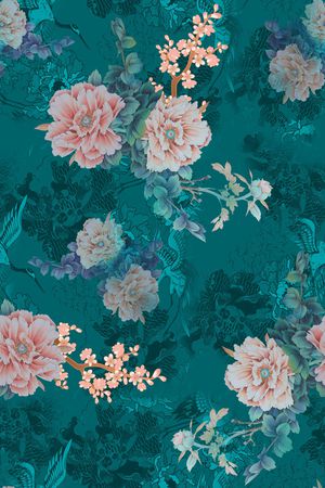 香云纱印花花型图片