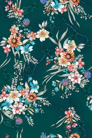 花卉印花花型图片