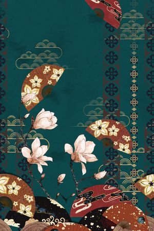 花卉印花花型图片