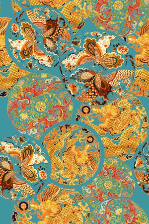 香云纱印花花型图片