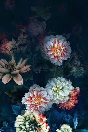 女装定位花印花花型图片