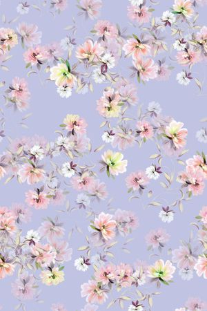 花卉印花花型图片