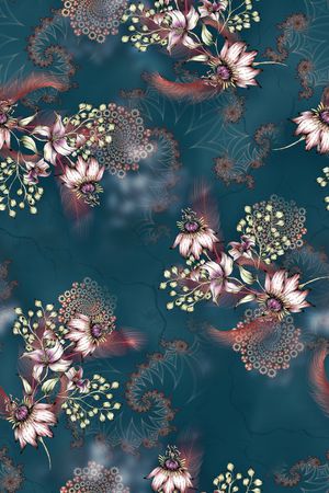 花卉印花花型图片