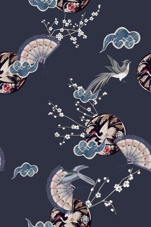花卉印花花型图片