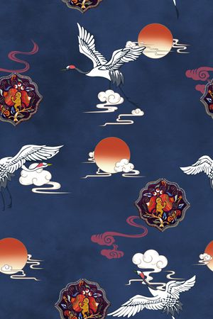 花卉印花花型图片