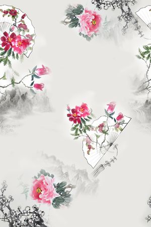 花卉印花花型图片