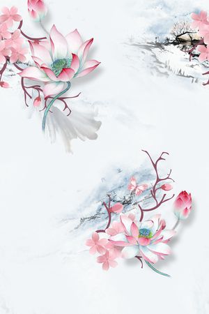 花卉印花花型图片