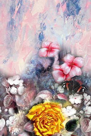 几何印花花型图片