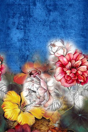 几何印花花型图片