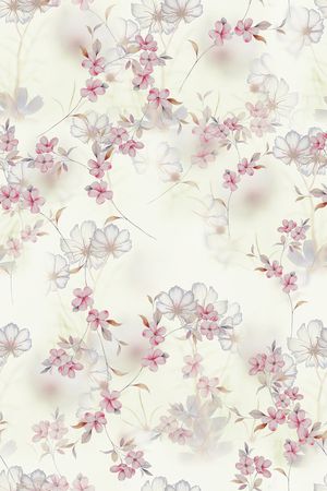 花卉印花花型图片