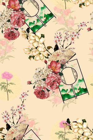 女装印花花型图片