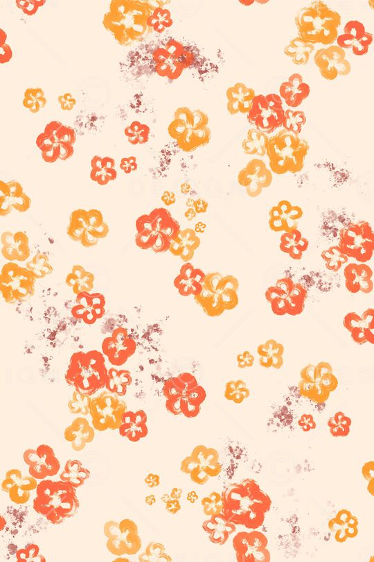 涂鸦印花花型图片
