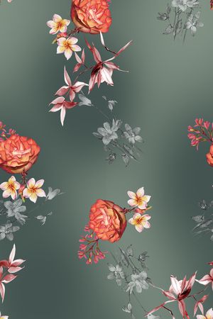 女装印花花型图片