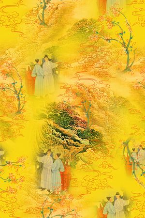 连衣裙印花花型图片