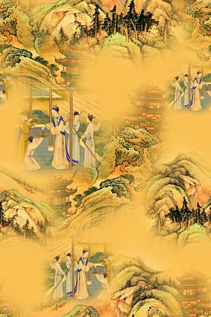 连衣裙印花花型图片