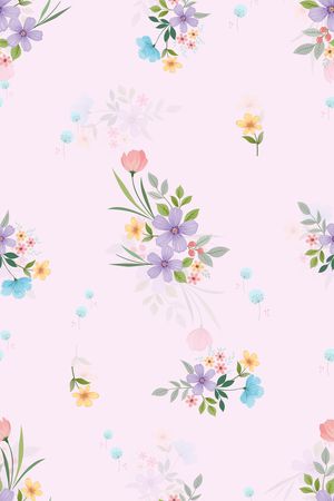 连衣裙印花花型图片