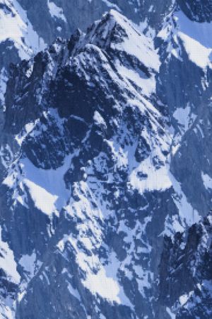 雪山印花花型图片