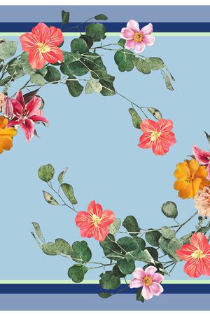 女装定位花印花花型图片