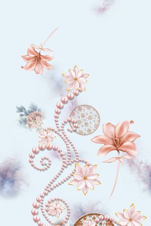 连衣裙印花花型图片