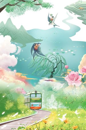 定位花印花花型图片