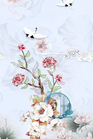 定位花印花花型图片