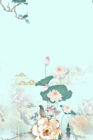 定位花印花花型图片