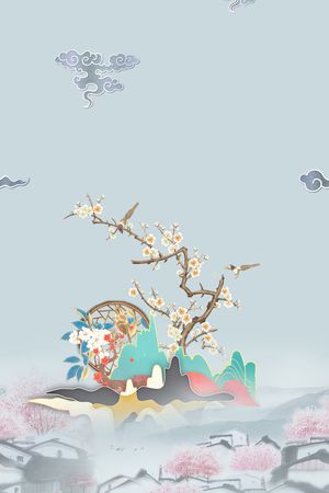 定位花印花花型图片