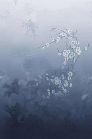 民族花卉印花花型图片