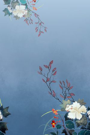 民族花卉印花花型图片