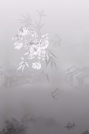 民族花卉印花花型图片