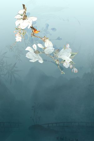 民族花卉印花花型图片