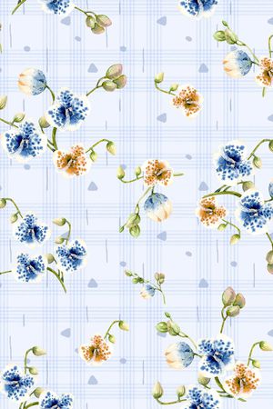 花卉印花花型图片