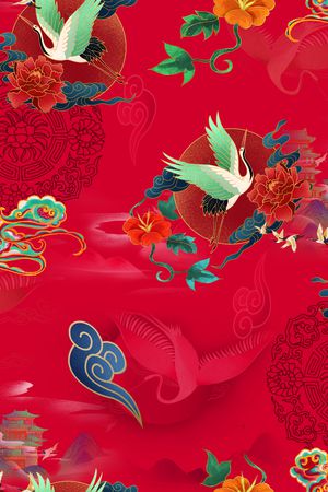 数码花型印花花型图片