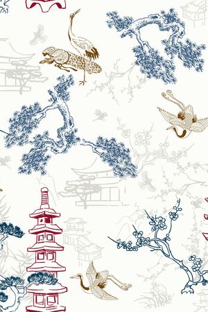 龙印花花型图片