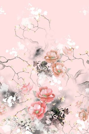 连衣裙印花花型图片