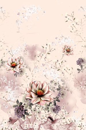连衣裙印花花型图片