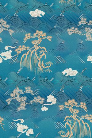 祥云印花花型图片
