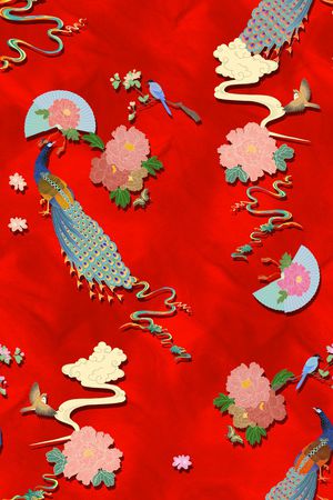 香云纱印花花型图片