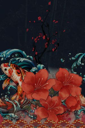 女装定位花印花花型图片