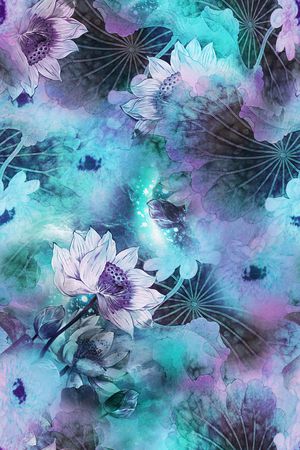 中国风印花花型图片