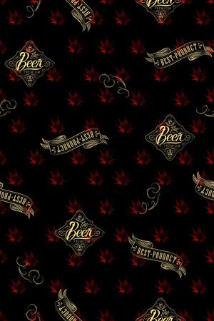 几何印花花型图片